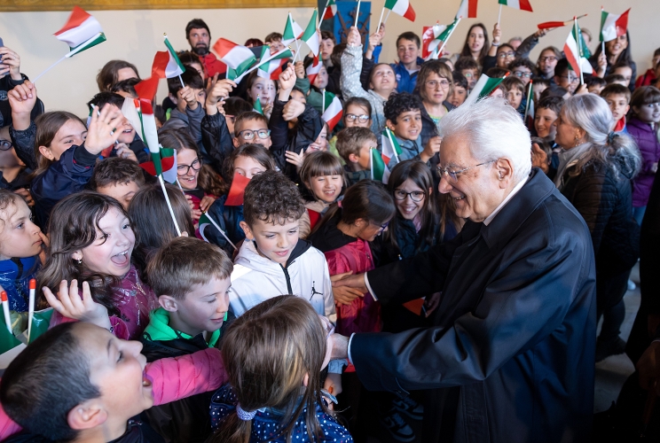 Il Presidente Sergio Mattarella a Gemona in occasione de 50° anniversario del terremoto del Friuli