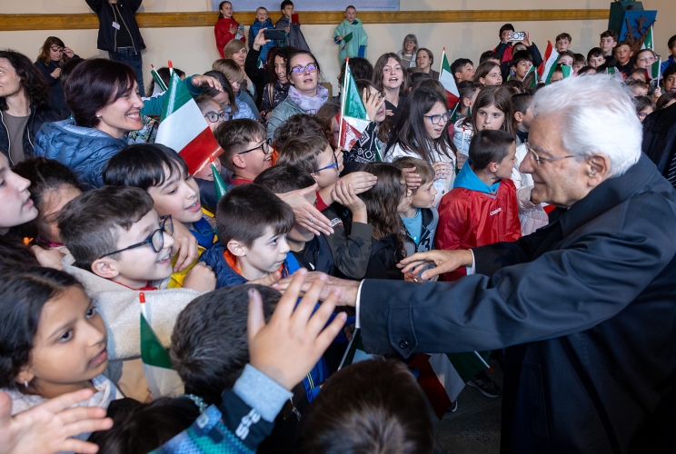  Il Presidente Sergio Mattarella a Gemona in occasione de 50° anniversario del terremoto del Friuli