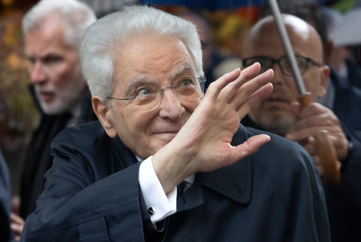  Il Presidente Sergio Mattarella a Gemona in occasione de 50° anniversario del terremoto del Friuli