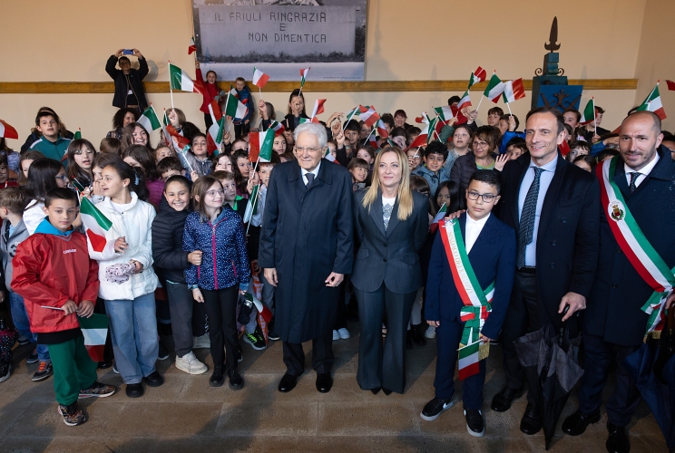 Il Presidente Sergio Mattarella a Gemona in occasione de 50° anniversario del terremoto del Friuli