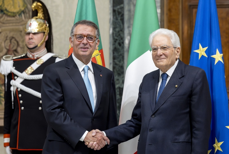 Il Presidente Sergio Mattarella con António José Seguro, Presidente della Repubblica portoghese