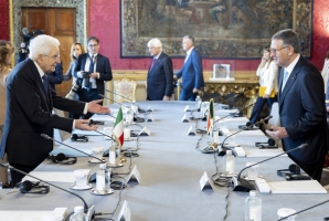 Il Presidente Sergio Mattarella con António José Seguro, Presidente della Repubblica portoghese