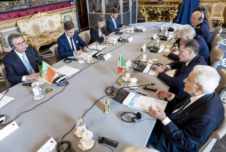 Il Presidente Sergio Mattarella con António José Seguro, Presidente della Repubblica portoghese