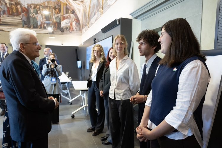 Il Presidente Mattarella a Palazzo Buontalenti di Firenze, sede della Scuola di Governance Transnazionale dell’Istituto Universitario Europeo