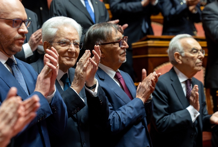  Il Presidente Sergio Mattarella in occasione della cerimonia di celebrazione del Giorno in Memoria dedicato alle vittime del terrorismo