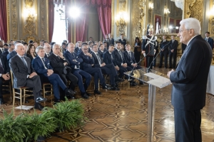 Il Presidente Mattarella incontra le squadre finaliste della Coppa Italia
