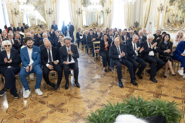 L'intervento di Paolo Sorrentino, Rappresentante Sezione Cinema ,in occasione del 145° anniversario dell'istituzione della Società Italiana degli autori e degli editori
