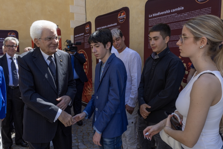 Il Presidente Sergio Mattarella in occasione del convegno per il quarantesimo anniversario di costituzione della Fondazione Marevivo, e della giornata mondiale della biodiversità
