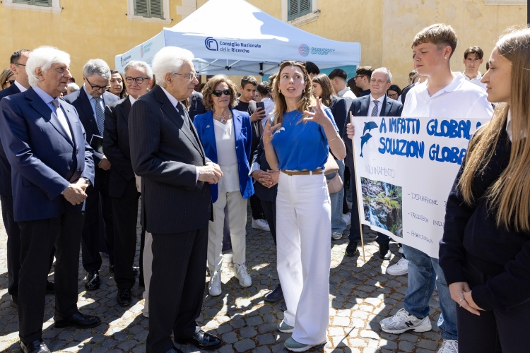Il Presidente Sergio Mattarella in occasione del convegno per il quarantesimo anniversario di costituzione della Fondazione Marevivo, e della giornata mondiale della biodiversità
