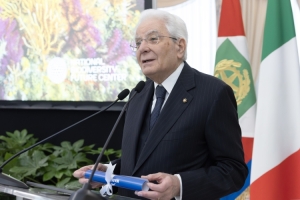Il Presidente Sergio Mattarella in occasione del convegno per il quarantesimo anniversario di costituzione della Fondazione Marevivo, e della giornata mondiale della biodiversità

