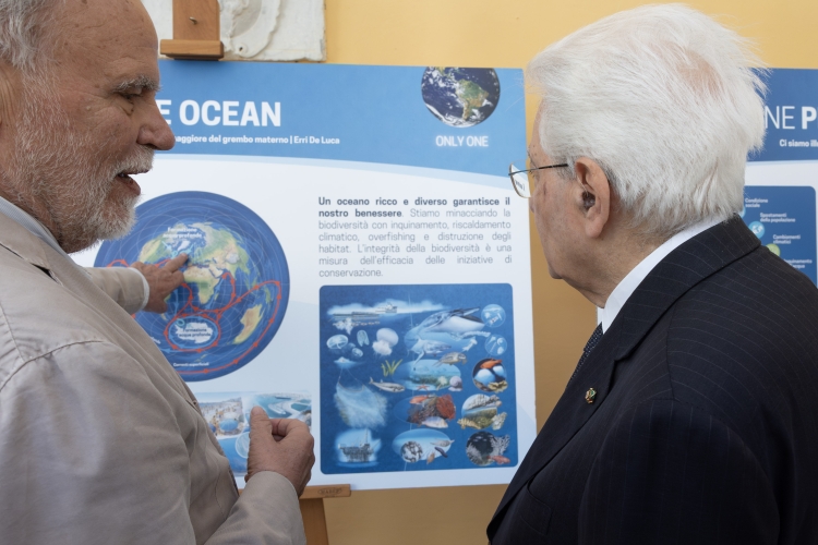 Il Presidente Sergio Mattarella in occasione del convegno per il quarantesimo anniversario di costituzione della Fondazione Marevivo, e della giornata mondiale della biodiversità
