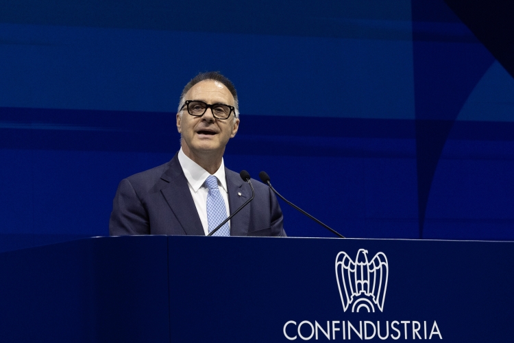 Emanuele Orsini, Presidente di Confindustria, in occasione dell'Assemblea Generale di Confindustria