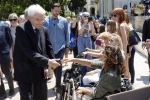 Festa della Repubblica, il Presidente Mattarella nei Giardini del Quirinale