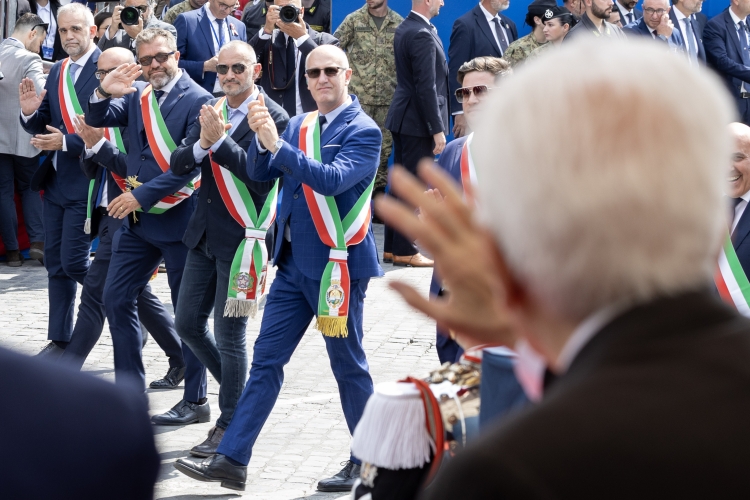 Il Presidente Sergio Mattarella alla Parata militare
