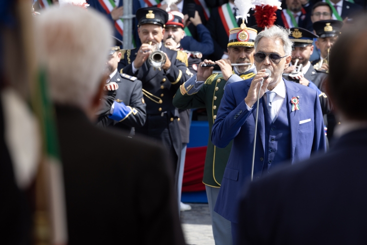 Il Presidente Sergio Mattarella alla Parata militare
