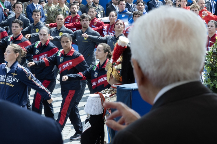Il Presidente Sergio Mattarella alla Parata militare
