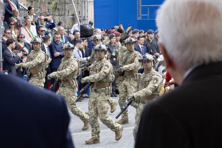 Il Presidente Sergio Mattarella alla Parata militare
