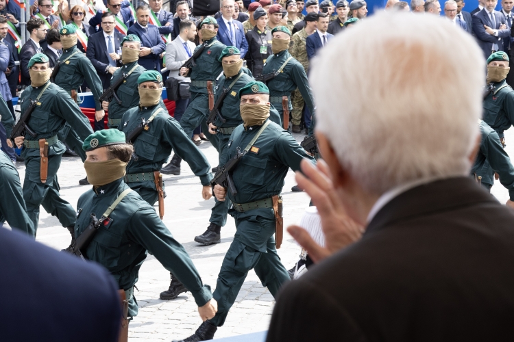 Il Presidente Sergio Mattarella alla Parata militare
