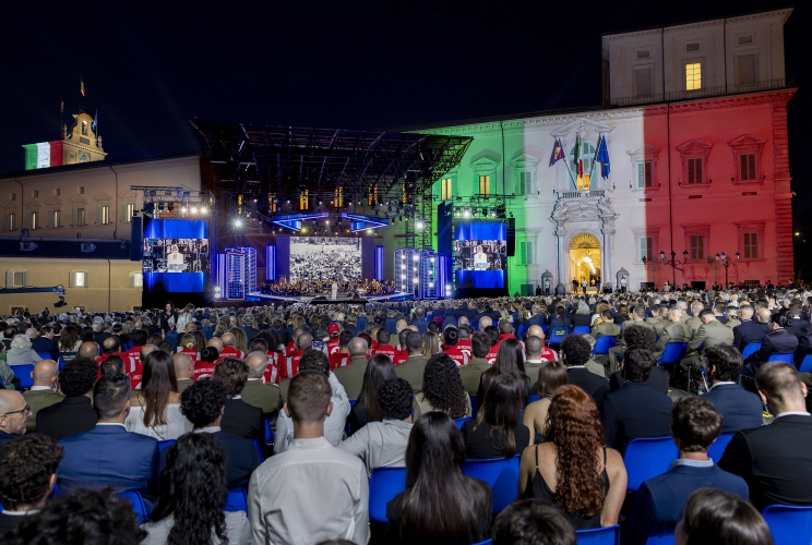 Il Presidente Sergio Mattarella alla celebrazione della Festa Nazionale della Repubblica in occasione dell’80° anniversario