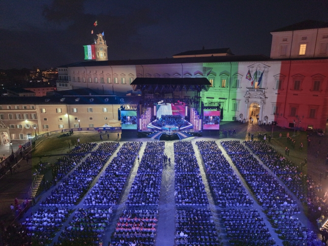 Il Presidente Sergio Mattarella alla celebrazione della Festa Nazionale della Repubblica in occasione dell’80° anniversario