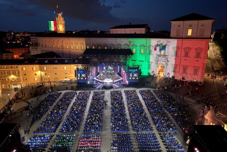 Il Presidente Sergio Mattarella alla celebrazione della Festa Nazionale della Repubblica in occasione dell’80° anniversario