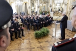 Il Presidente Mattarella incontra una rappresentanza dell'Arma dei Carabinieri
