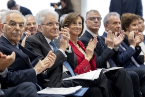 Il Presidente Sergio Mattarella nel corso del convegno sul tema “Rule of law"