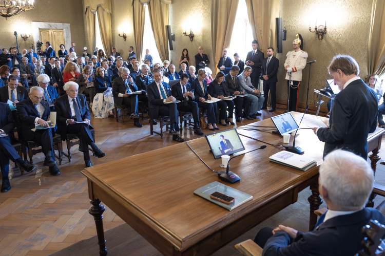 Il Presidente della Repubblica Sergio Mattarella in occasione dell'Adunanza solenne di chiusura dell’anno accademico 2025-2026 dell’Accademia Nazionale dei Lincei
