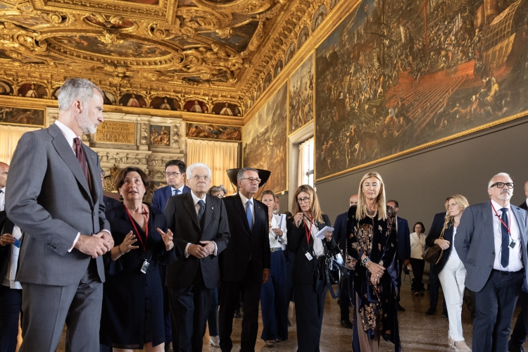 Il Presidente della Repubblica Sergio Mattarella con S.M. Felipe VI, Re di Spagna e di Antonio José Seguro, Presidente della Repubblica Portoghese