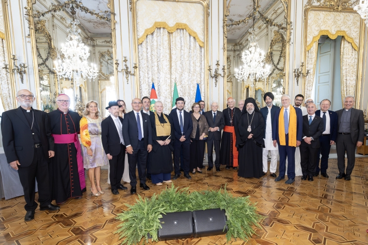 Il Presidente della Repubblica Sergio Mattarella in occasione dell'incontro con i rappresentanti delle comunità religiose in occasione della sottoscrizione del Patto “la via italiana del dialogo interreligioso”
