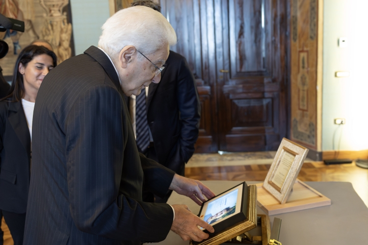 Il Presidente della Repubblica Sergio Mattarella in occasione della cerimonia della Giornata mondiale contro le droghe
