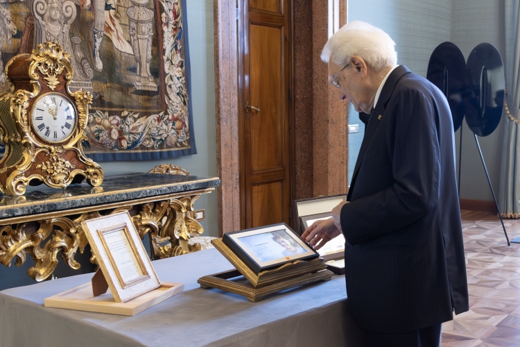 Il Presidente della Repubblica Sergio Mattarella in occasione della cerimonia della Giornata mondiale contro le droghe
