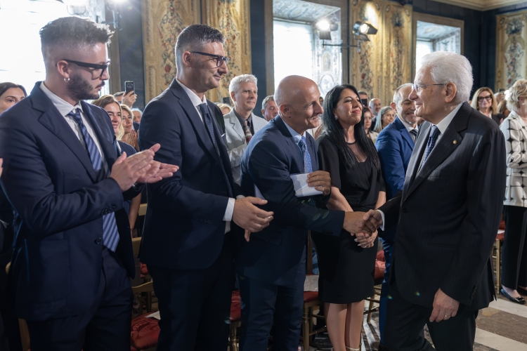 Il Presidente della Repubblica Sergio Mattarella in occasione della cerimonia della Giornata mondiale contro le droghe
