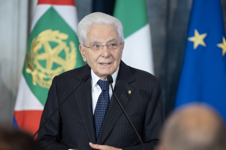 Il Presidente della Repubblica Sergio Mattarella in occasione della cerimonia della Giornata mondiale contro le droghe
