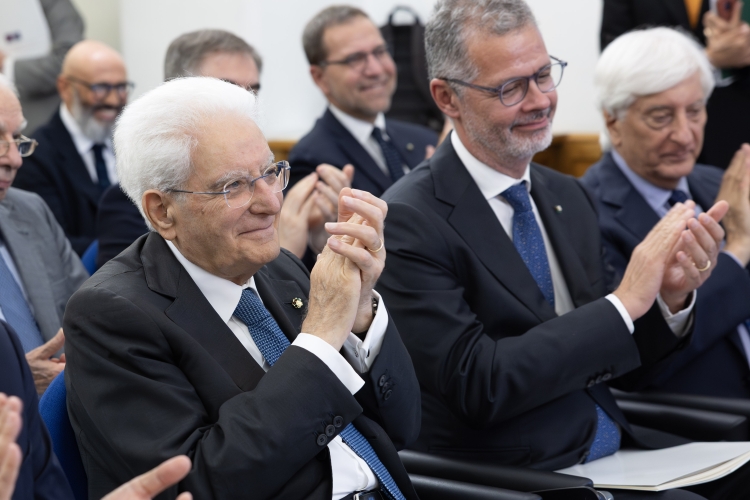 Il Presidente Sergio Mattarella in occasione della cerimonia del trentesimo anniversario dell’inaugurazione dell’Archivio Storico della Presidenza della Repubblica 
