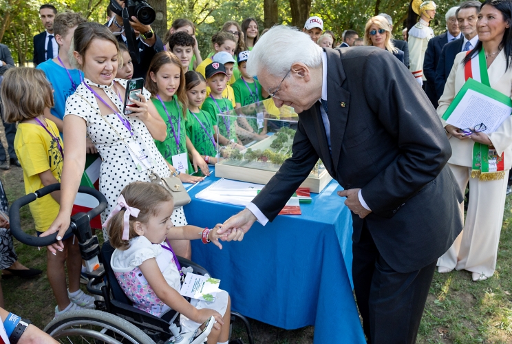  Il Presidente Sergio Mattarella in occasione del 50° anniversario dell’incidente industriale dell’ICMESA (Industrie Chimiche Meda Società Azionaria)