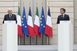 Parigi dichiarazioni del Presidente Mattarella alla stampa