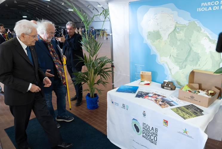 Il Presidente Sergio Mattarella a Pantelleria in occasione della cerimonia per la celebrazione del decennale di istituzione del Parco Nazionale Isola di Pantelleria 