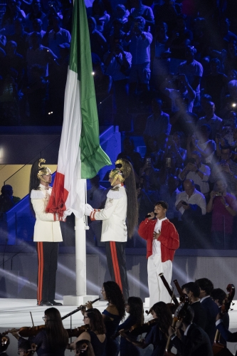 ll Presidente della Repubblica Sergio Mattarella in occasione della cerimonia di apertura dei XX Giochi del Mediterraneo Taranto 2026  
