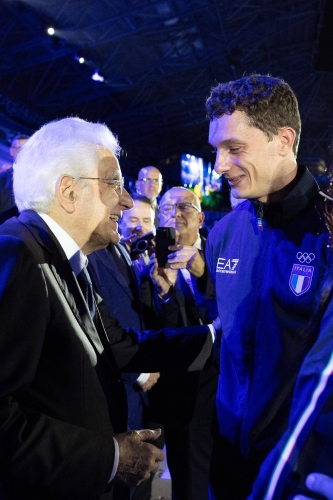Il Presidente Mattarella in occasione della cerimonia di apertura dei XX Giochi del Mediterraneo Taranto 2026