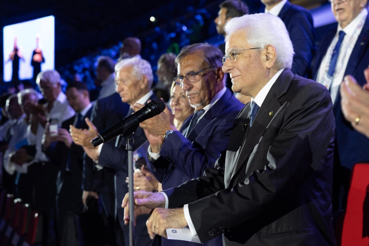 Il Presidente Mattarella in occasione della cerimonia di apertura dei XX Giochi del Mediterraneo Taranto 2026