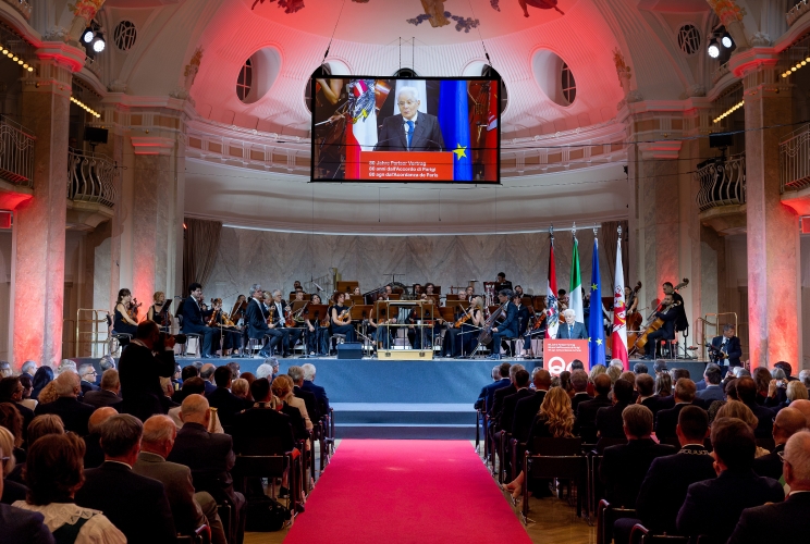  Il Presidente Sergio Mattarella nel corso della cerimonia in occasione della “Giornata dell’Autonomia”
