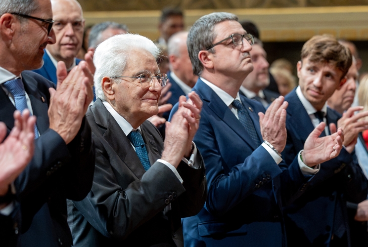 Il Presidente Sergio Mattarella nel corso della cerimonia “1946-2026: 80 anni di una Repubblica e di una Autonomia speciale”