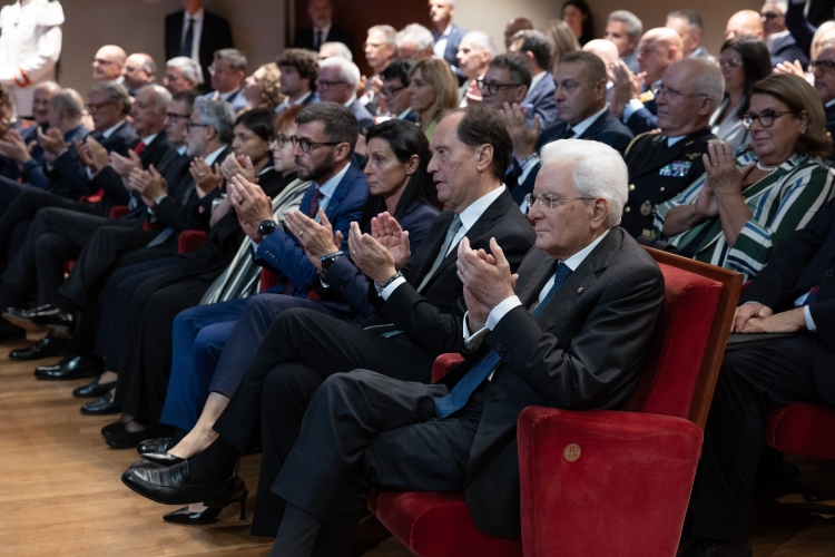 Il Presidente della Repubblica Sergio Mattarella in occasione della 27^ edizione di Pordenonelegge – Festa del libro e della libertà 

