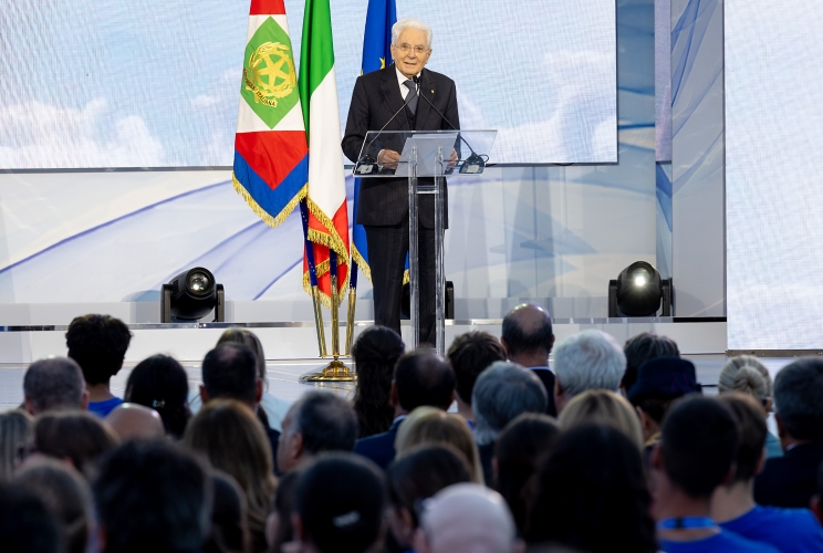 Il Presidente Sergio Mattarella rivolge il suo indirizzo di saluto in occasione dell'inaugurazione dell’anno scolastico 2026/2027, presso l’Istituto Omnicomprensivo “Sergio Marchionne" di Amatrice