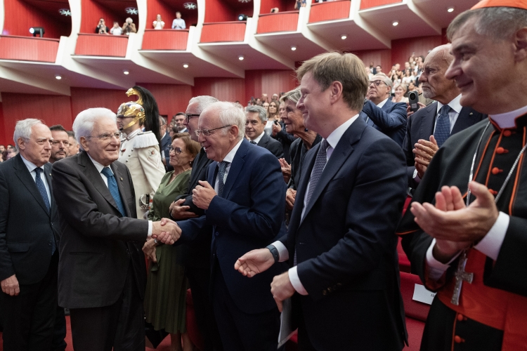 Il Presidente della Repubblica Sergio Mattarella in occasione della cerimonia “Terra Madre e Salone del gusto”