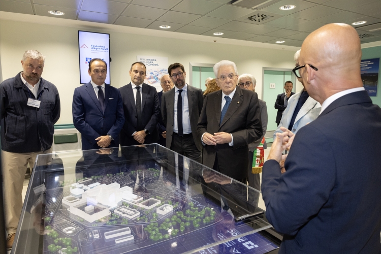 Il Presidente della Repubblica Sergio Mattarella visita l'Istituto Nazionale Oncologico di Candiolo