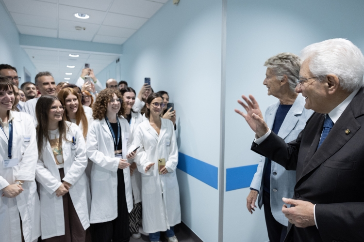Il Presidente della Repubblica Sergio Mattarella visita l'Istituto Nazionale Oncologico di Candiolo