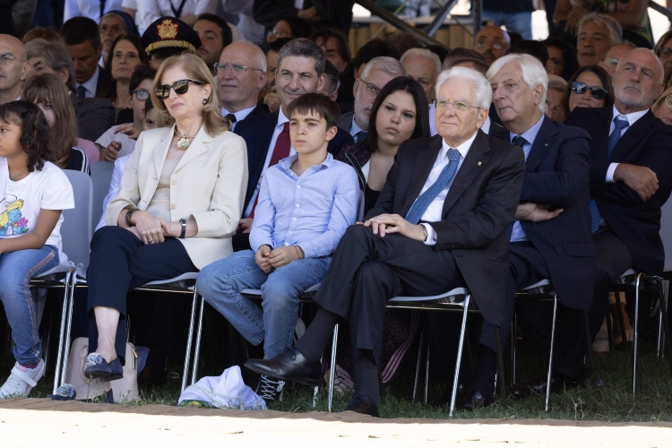 Un momento della cerimonia di chiusura delle iniziative di carattere sociale
