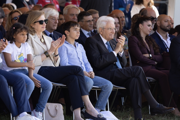 Un momento della cerimonia di chiusura delle iniziative di carattere sociale
